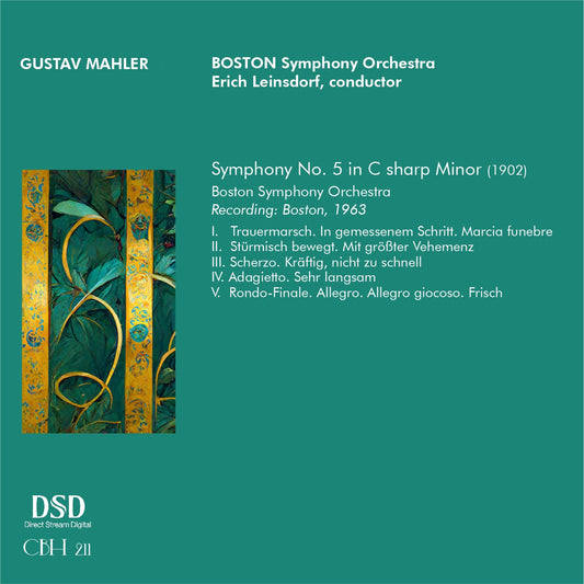 Mahler Symphony no. 5 in C Sharp Minor - Erich Leinsdorf Boston Symphony Orchestra