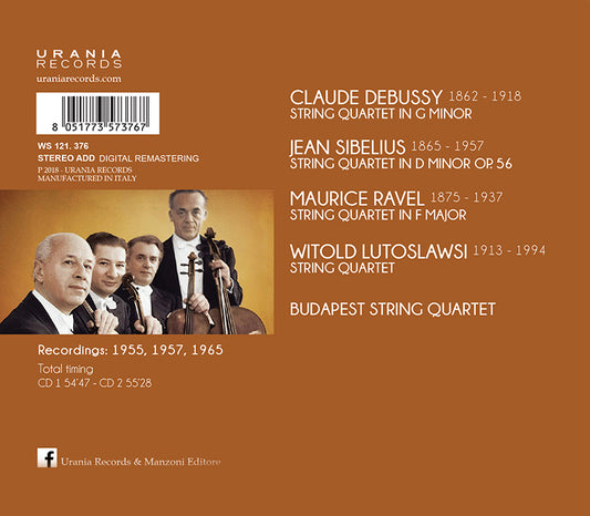 ブダペスト弦楽四重奏団の演奏