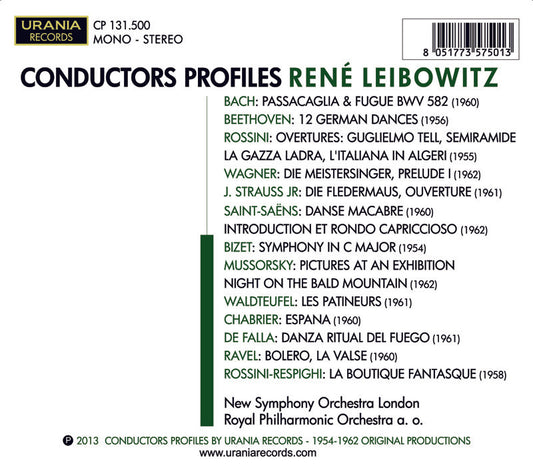 LEIBOWITZ CONDUCTS