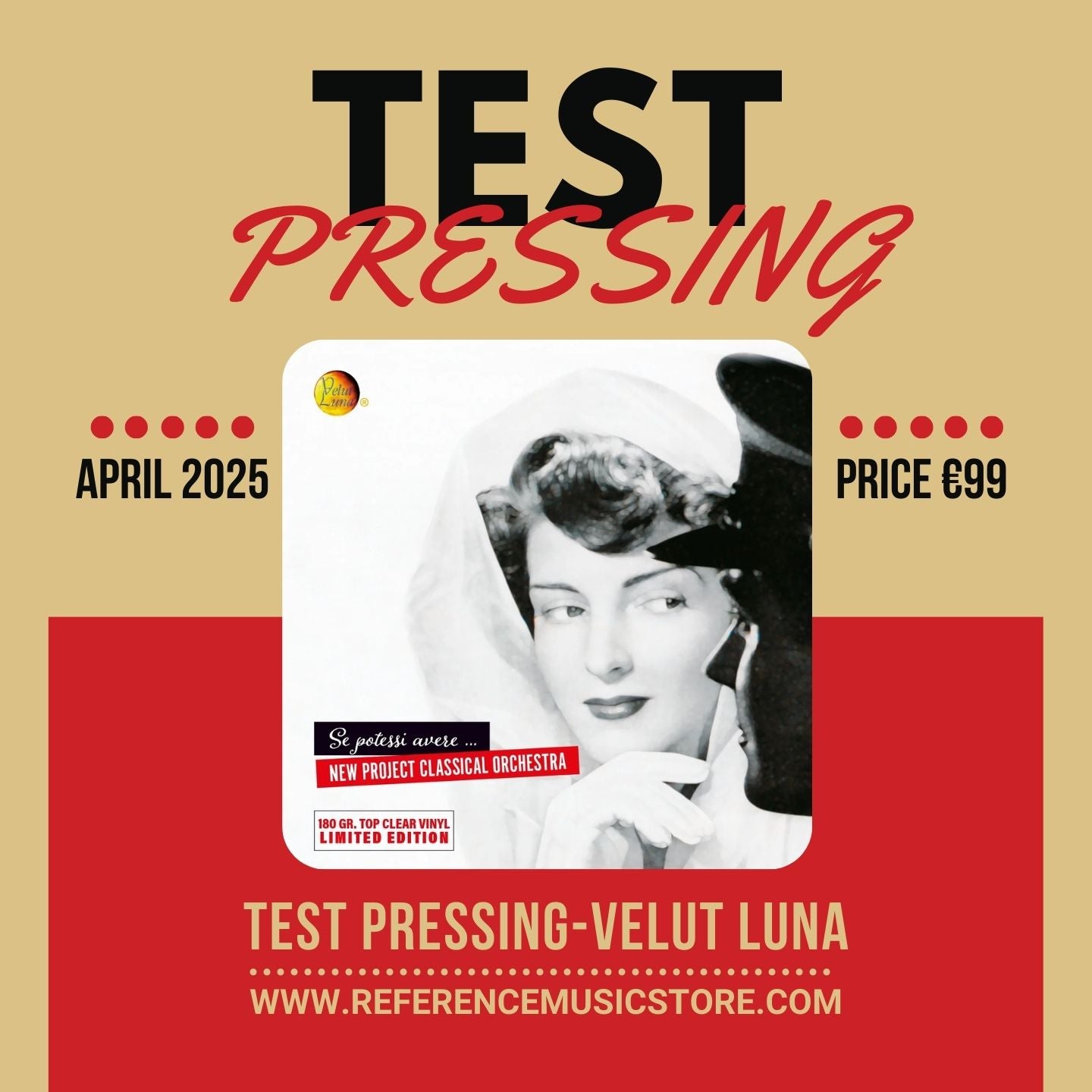 TEST PRESSING - VELUT LUNA