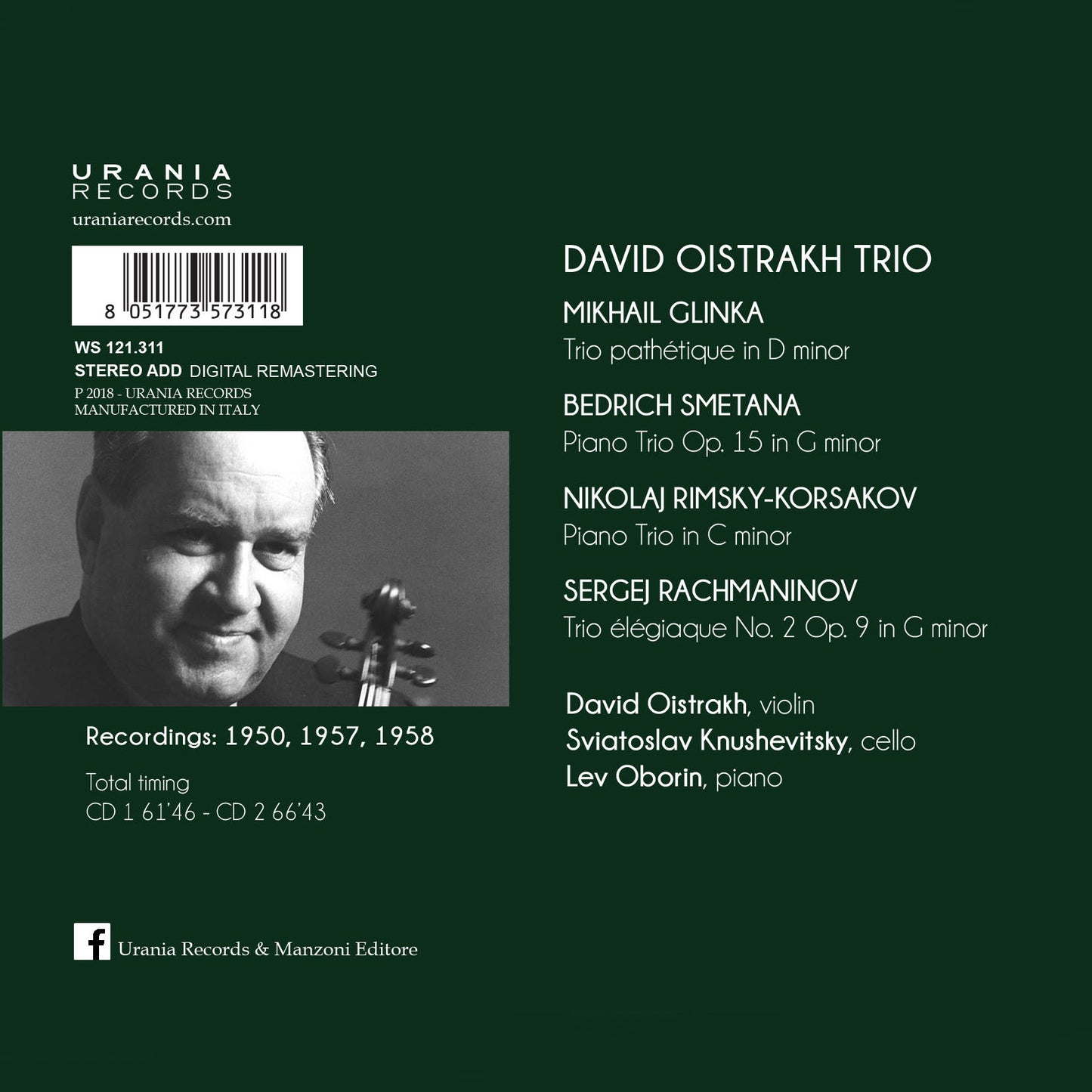 OISTRAKH TRIO PLAYS
