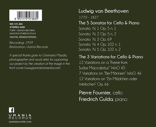 BEETHOVEN: THE COMPLETE WORKS FOR CELLO & PIANO