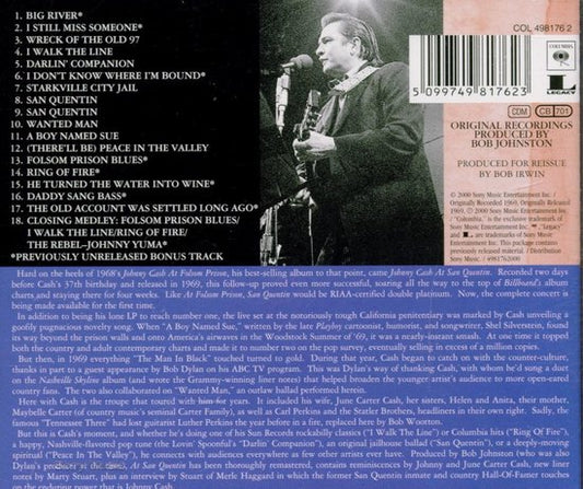 JOHNNY CASH - Johnny Cash a San Quentin