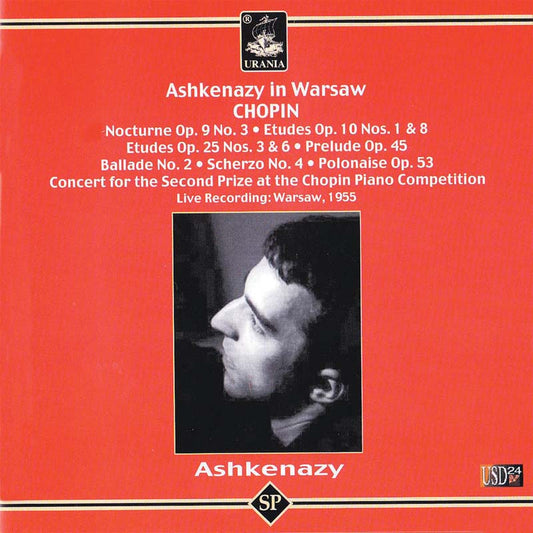 ASHKENAZY PLAYS CHOPIN & SCHUBERT